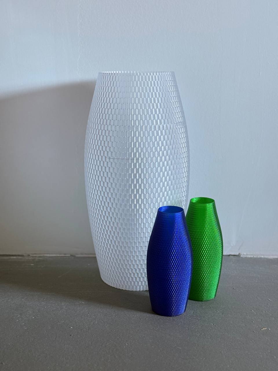 Crystal, Sapphire, and Emerald together